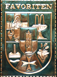                                                               Kupferrelief    Wappen Wien               10 Bezirk Favoriten                    Ein Kupferbild
als besonderes Geschenk
  jedes Bild ein "Unikat"  Handarbeit                                                                                                                                          