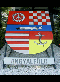                                                               Kupferrelief    Wappen           Angyalföld  is a neighbourhood in Budapest, Hungary. Ungarn                                                  Ein Kupferbild
als besonderes Geschenk  jedes Bild ein "Unikat"  Handarbeit                                                                                                                                          